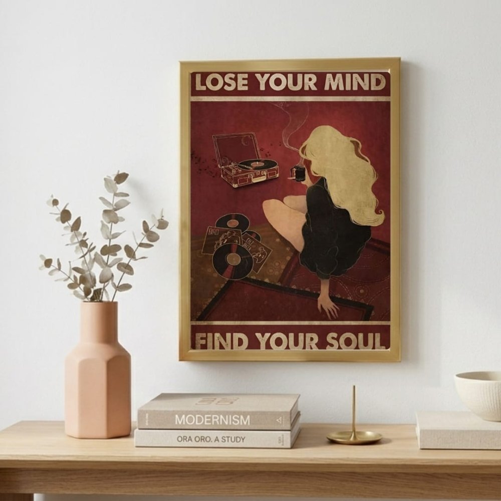 Music girl house deco - Vibes DistrictMusic girl house deco poster NeroVibes District