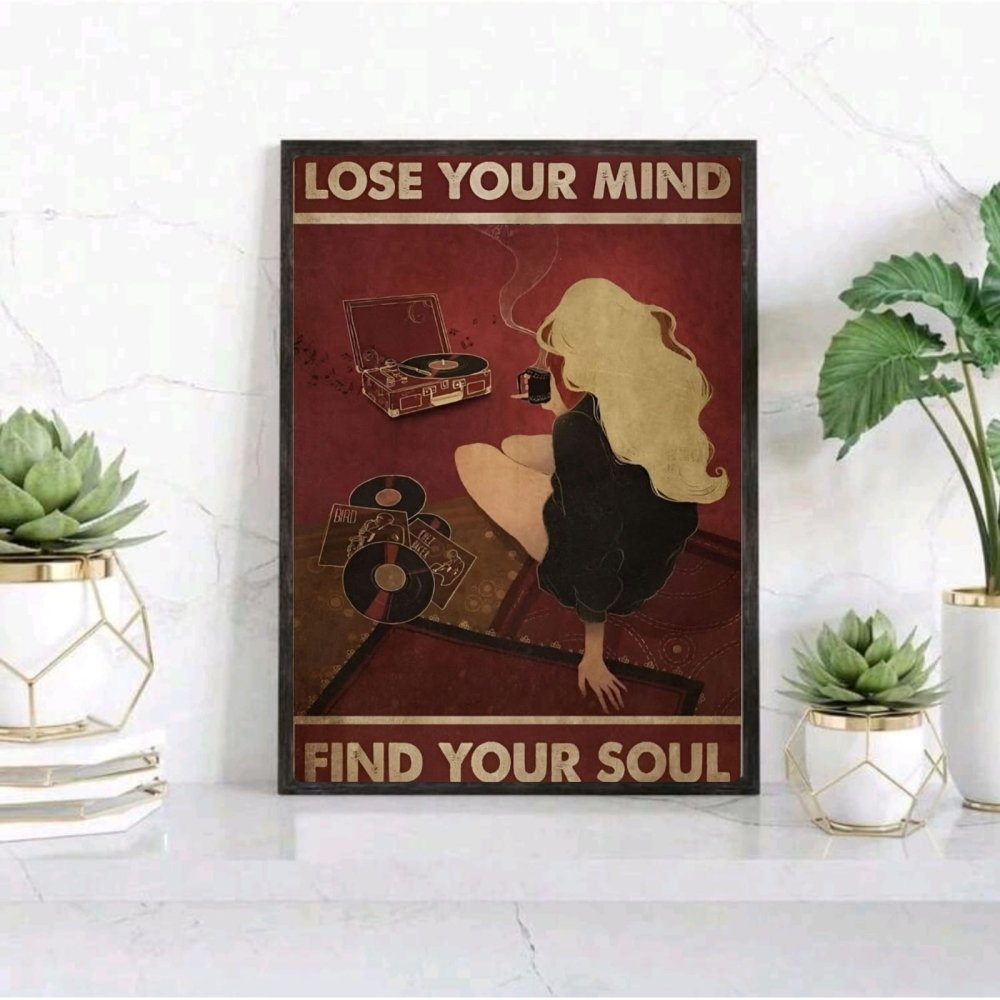 Music girl house deco - Vibes DistrictMusic girl house deco poster NeroVibes District