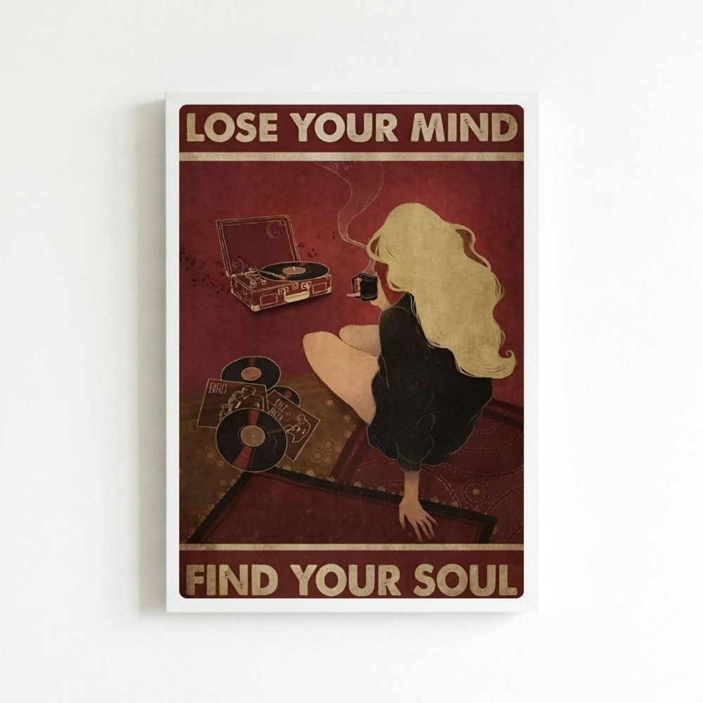 Music girl house deco - Vibes DistrictMusic girl house deco poster NeroVibes District