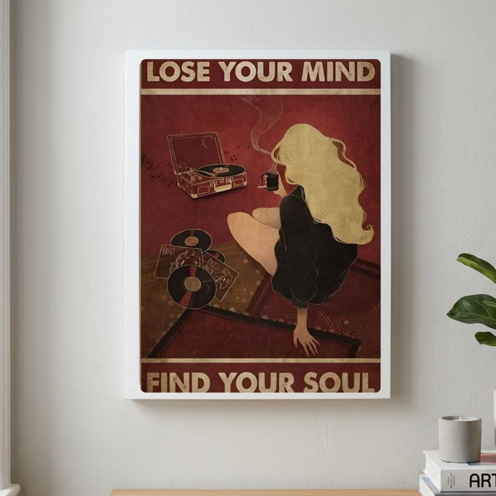 Music girl house deco - Vibes DistrictMusic girl house deco poster NeroVibes District