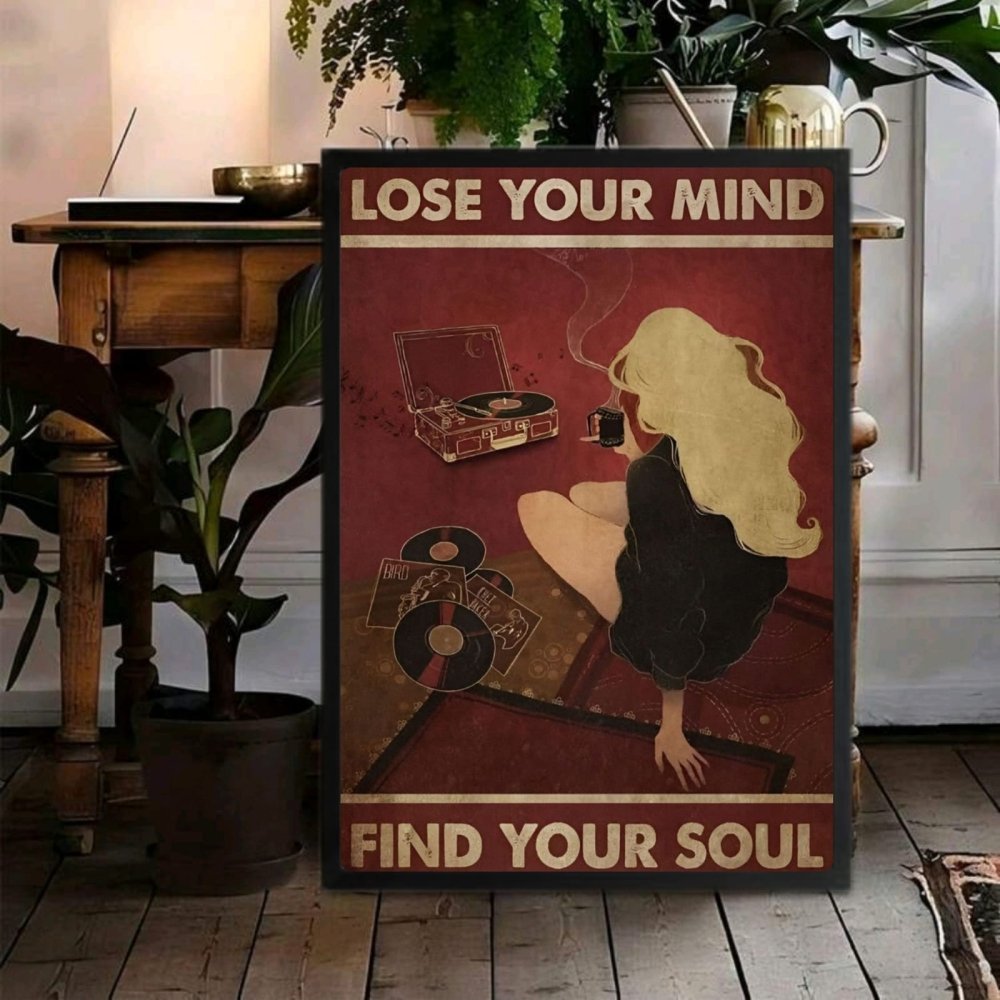 Music girl house deco - Vibes DistrictMusic girl house deco poster NeroVibes District