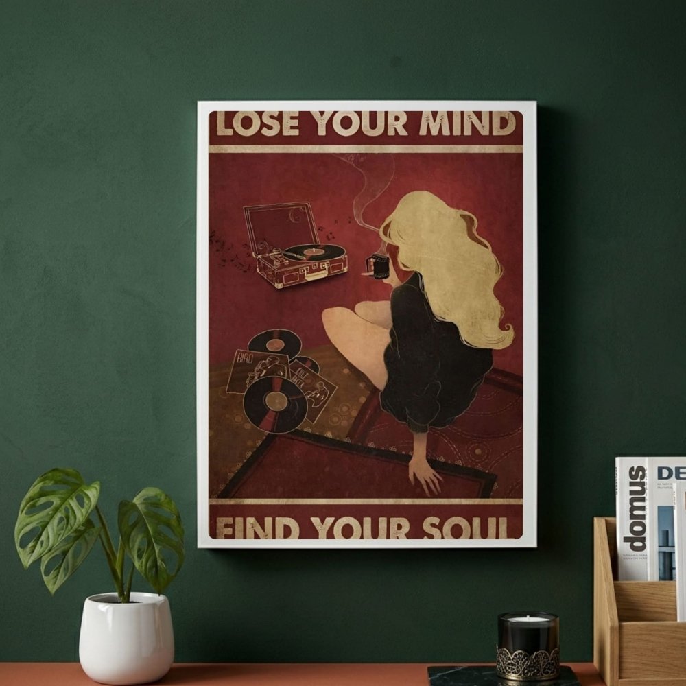 Music girl house deco - Vibes DistrictMusic girl house deco poster NeroVibes District