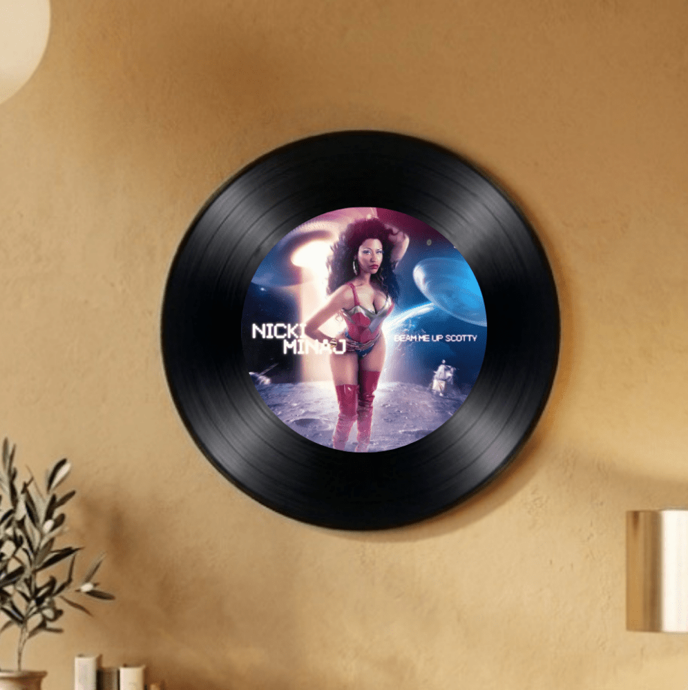 Nicki Minaj – Beam Me Up Scotty Decorative Wall Vinyl - Vibes DistrictNicki Minaj – Beam Me Up Scotty Decorative Wall Vinyl Vinyl Vibes District
