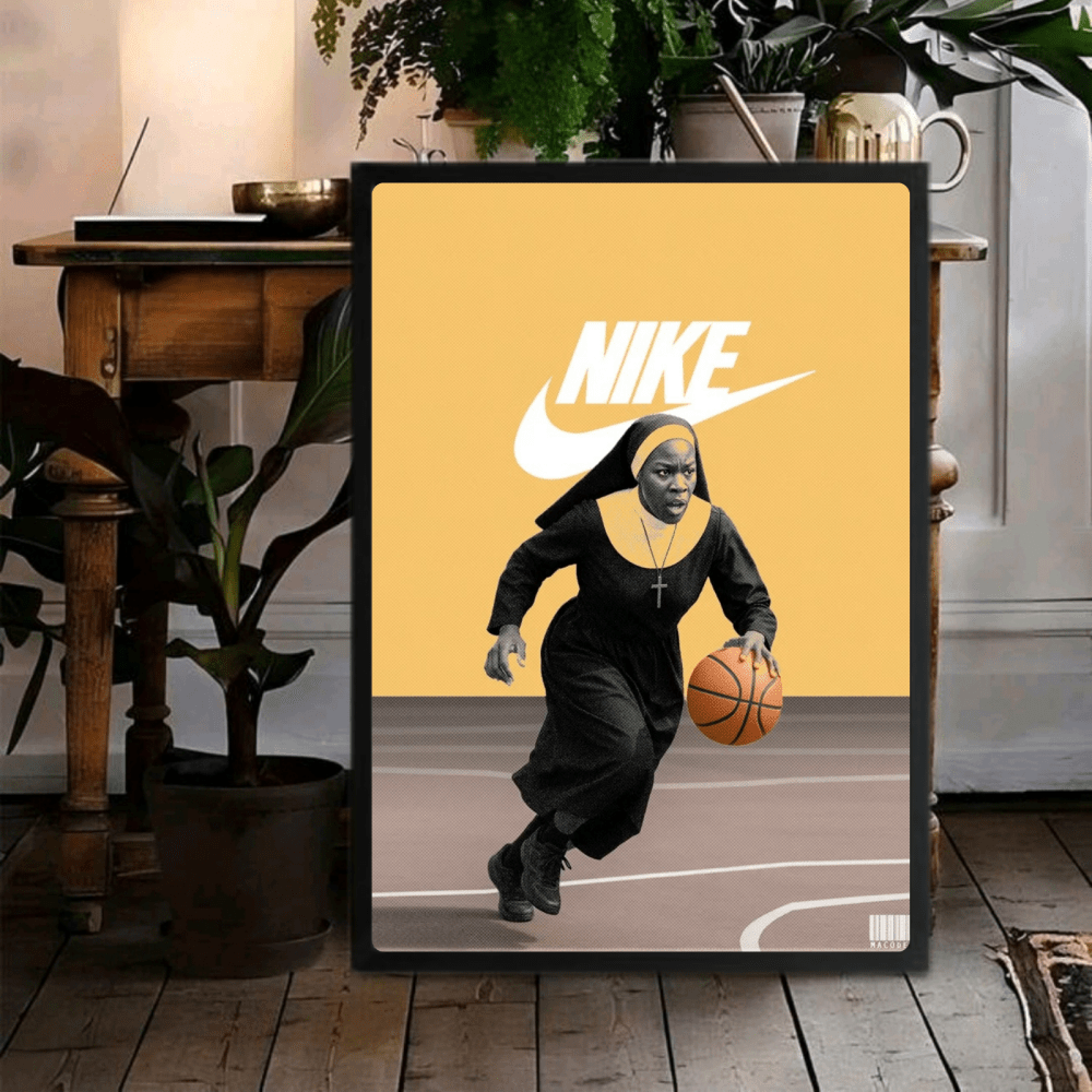 Nike - Vibes DistrictNike poster GoldVibes District