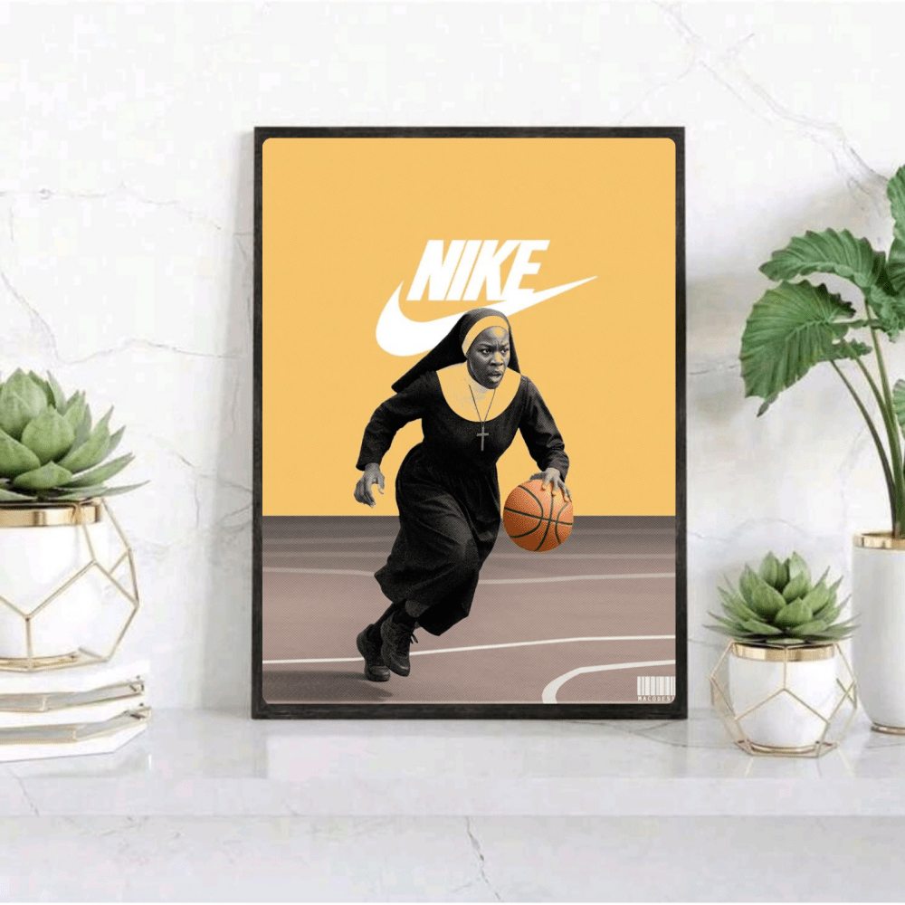 Nike - Vibes DistrictNike poster GoldVibes District