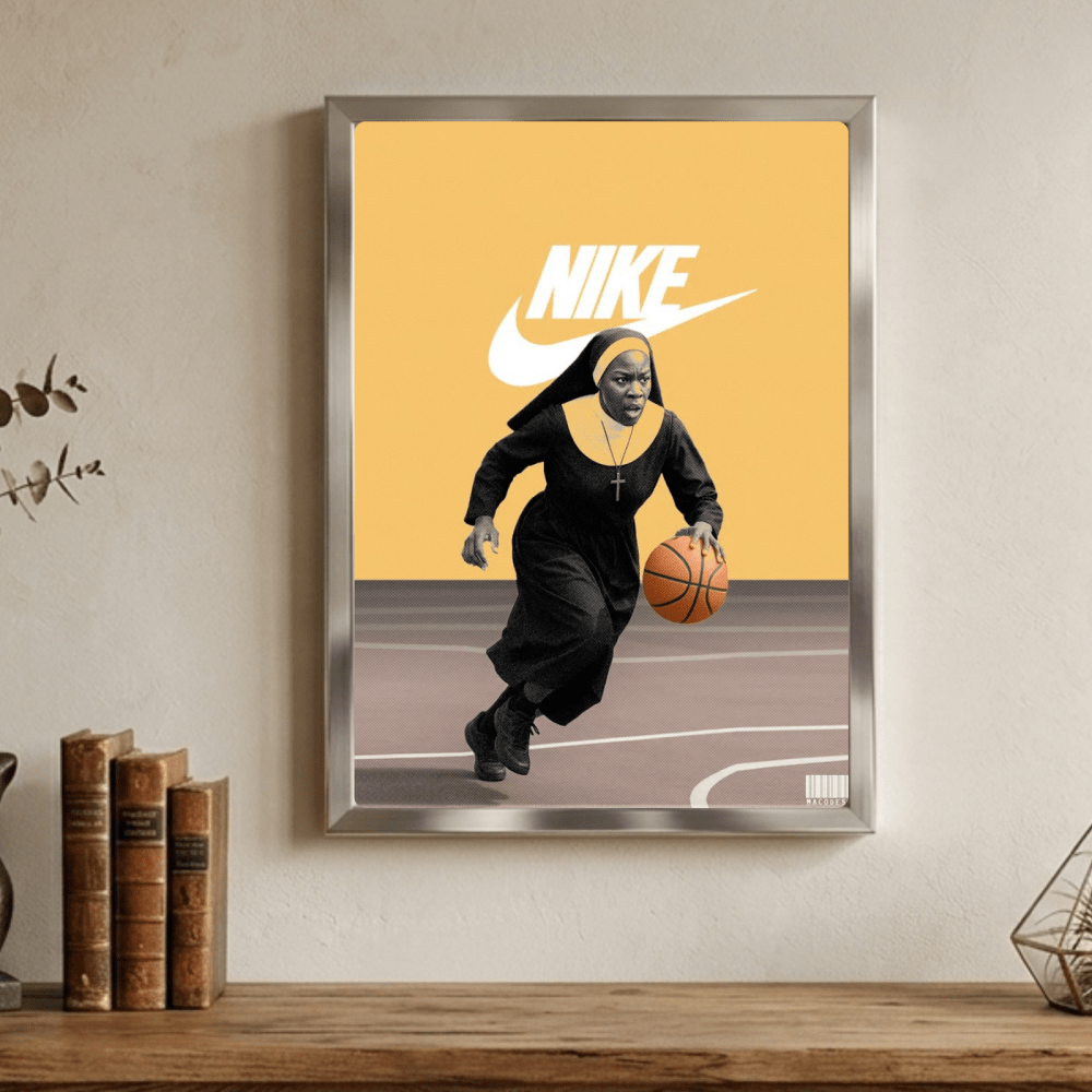 Nike - Vibes DistrictNike poster GoldVibes District