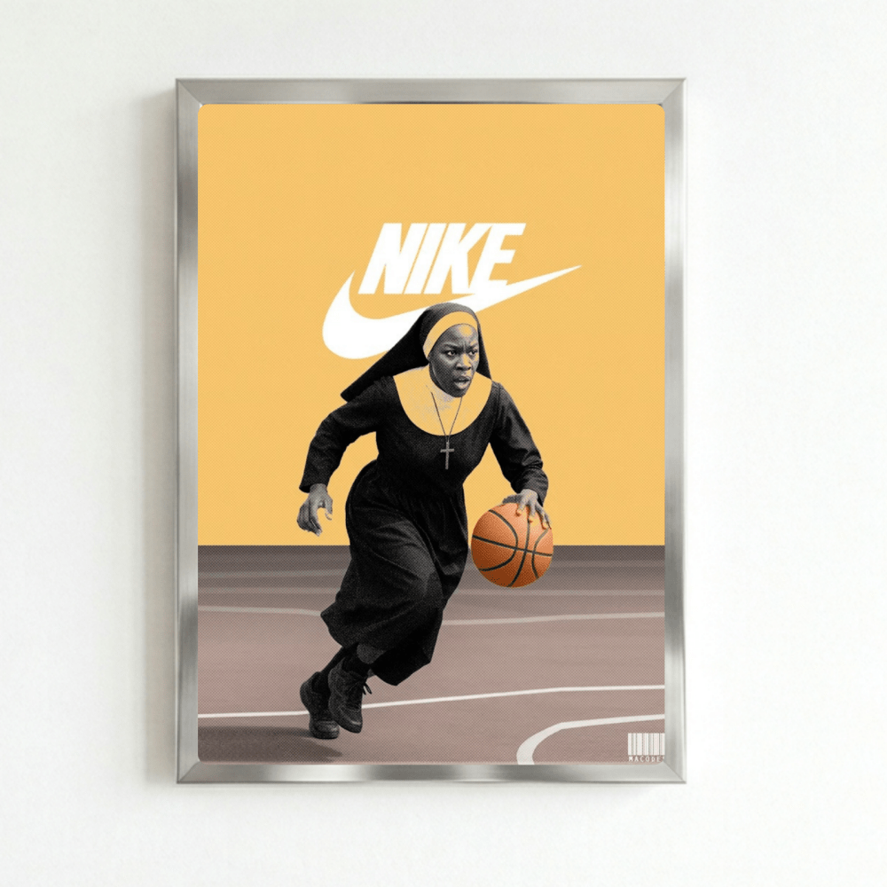 Nike - Vibes DistrictNike poster SilverVibes District