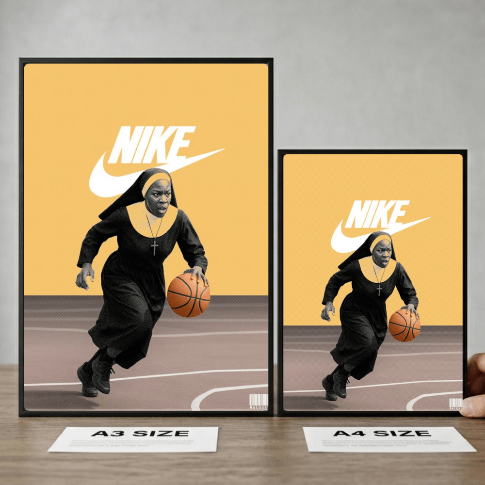 Nike - Vibes DistrictNike poster GoldVibes District
