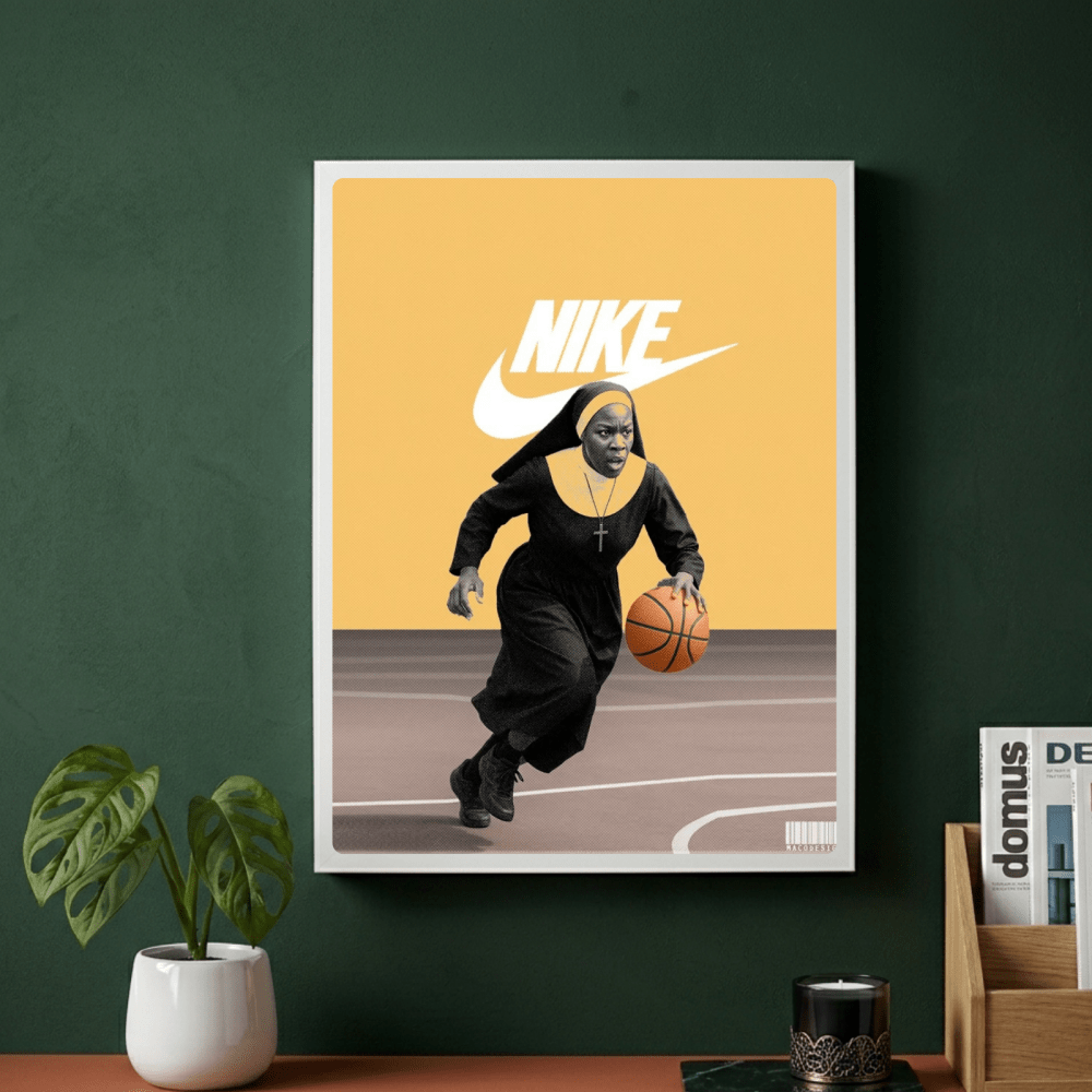 Nike - Vibes DistrictNike poster GoldVibes District