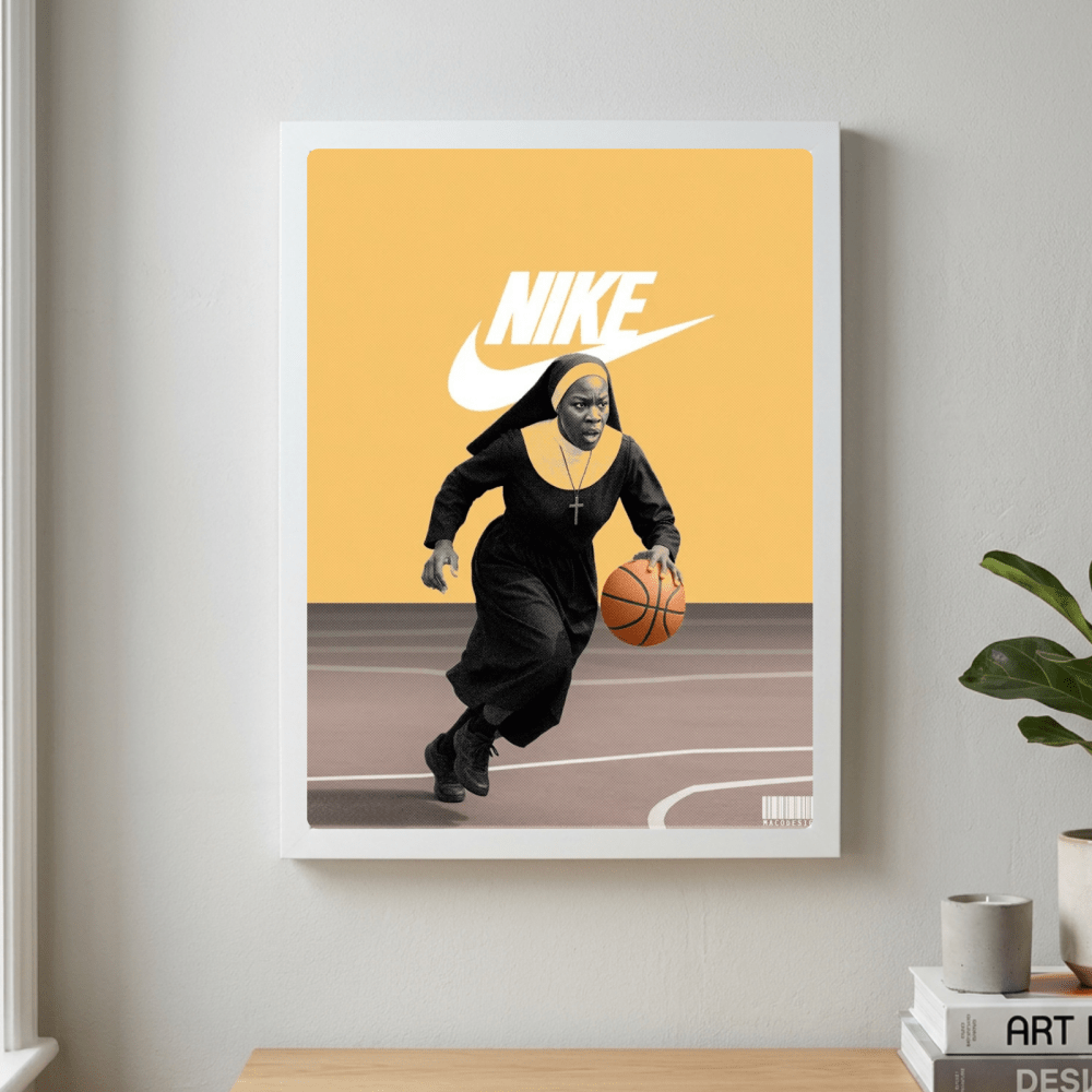 Nike - Vibes DistrictNike poster GoldVibes District