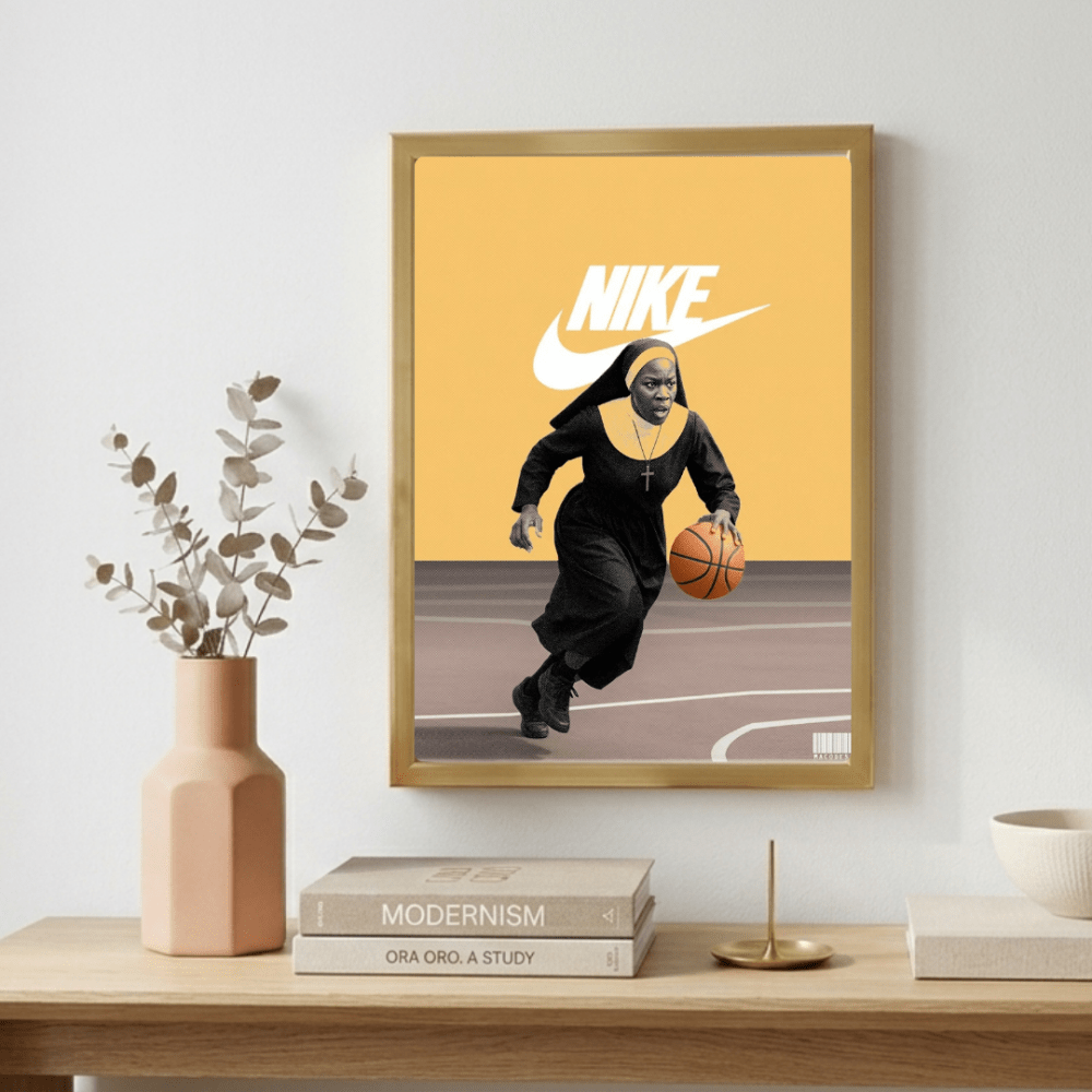 Nike - Vibes DistrictNike poster GoldVibes District