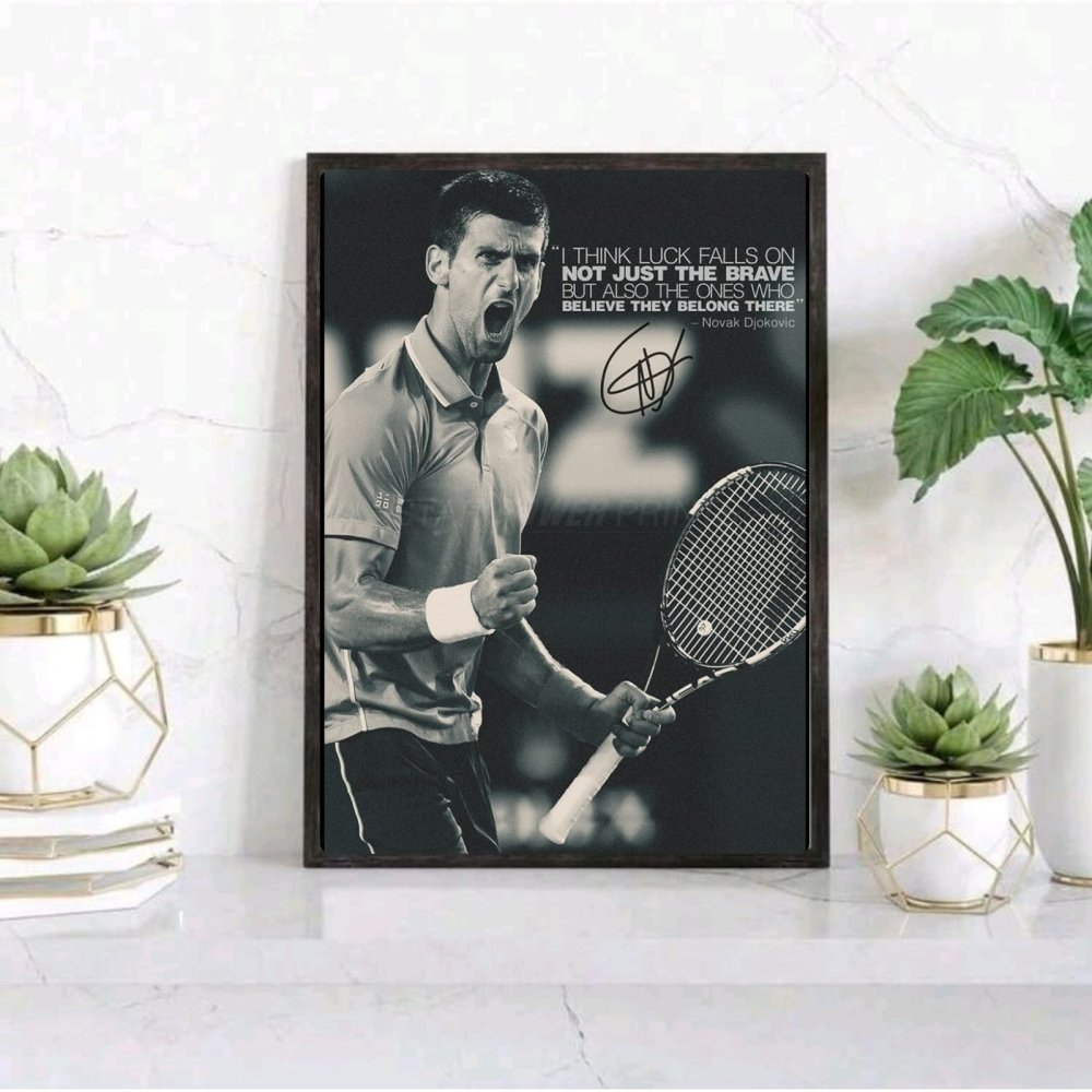 novak djokovic - Vibes Districtnovak djokovic poster GoldVibes District