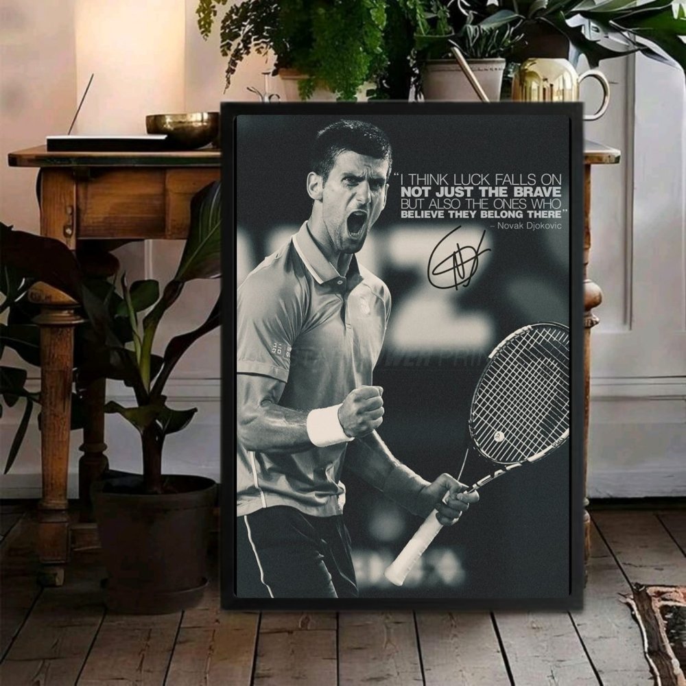 novak djokovic - Vibes Districtnovak djokovic poster GoldVibes District