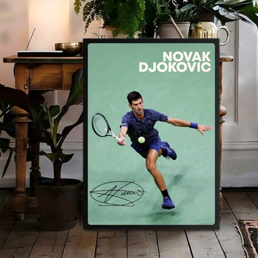 novak djokovic - Vibes Districtnovak djokovic poster SilverVibes District
