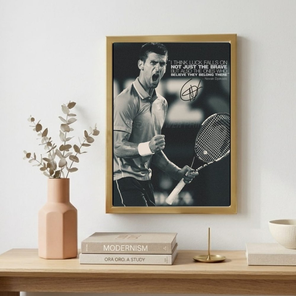 novak djokovic - Vibes Districtnovak djokovic poster GoldVibes District
