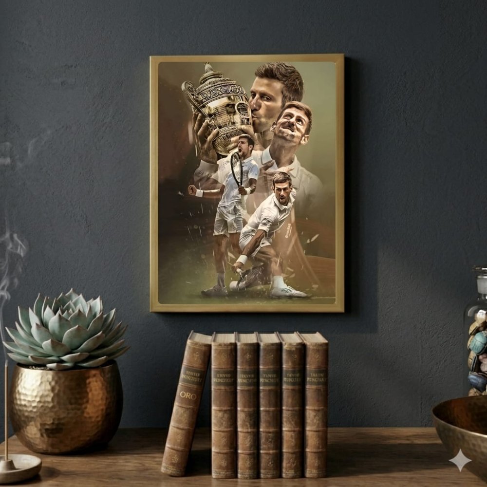 novak djokovic - Vibes Districtnovak djokovic poster GoldVibes District