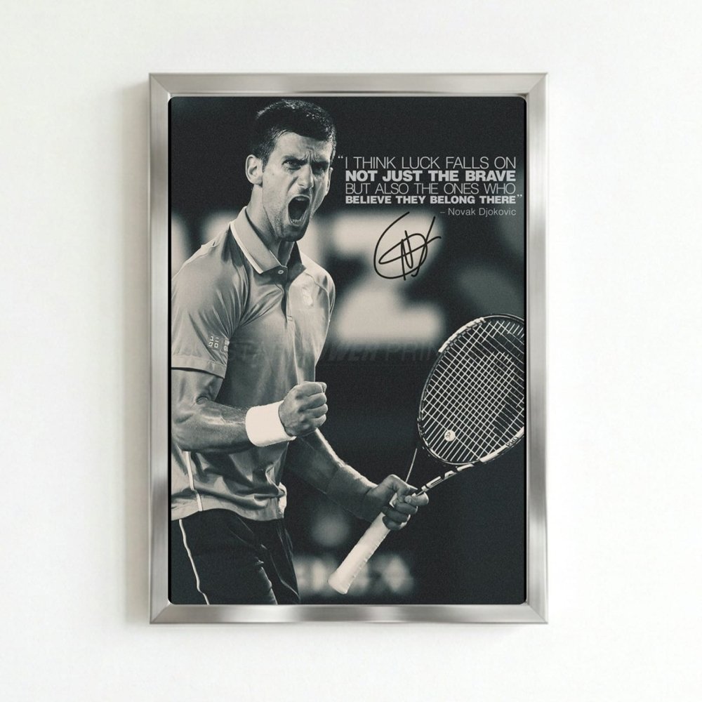 novak djokovic - Vibes Districtnovak djokovic poster SilverVibes District