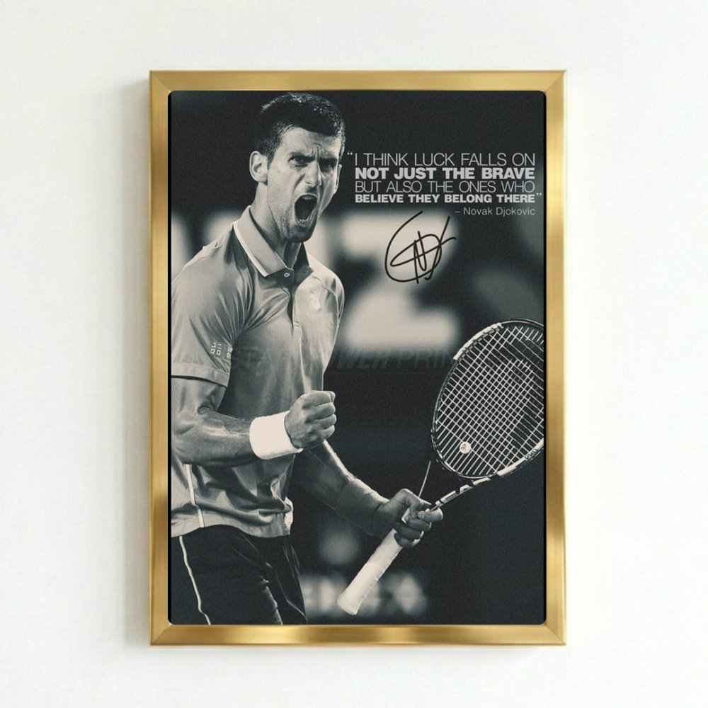 novak djokovic - Vibes Districtnovak djokovic poster GoldVibes District