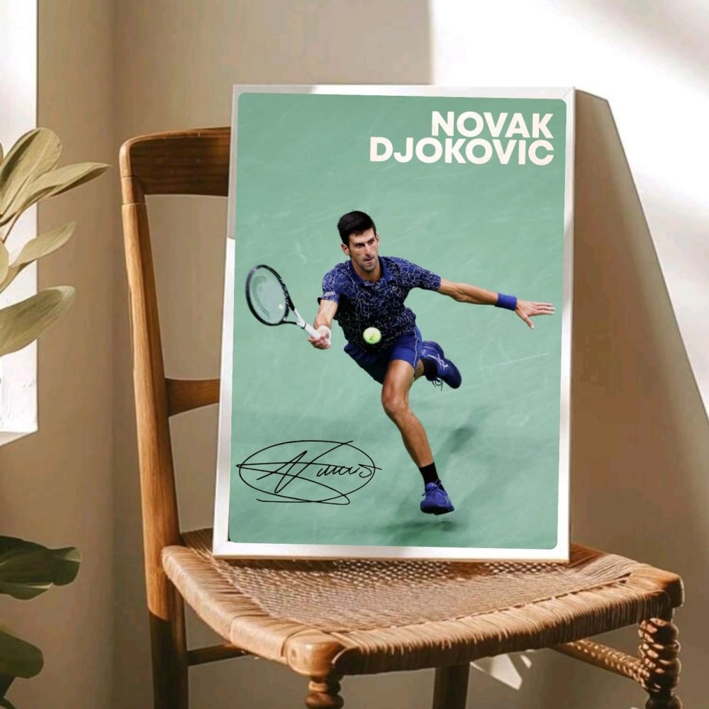 novak djokovic - Vibes Districtnovak djokovic poster SilverVibes District