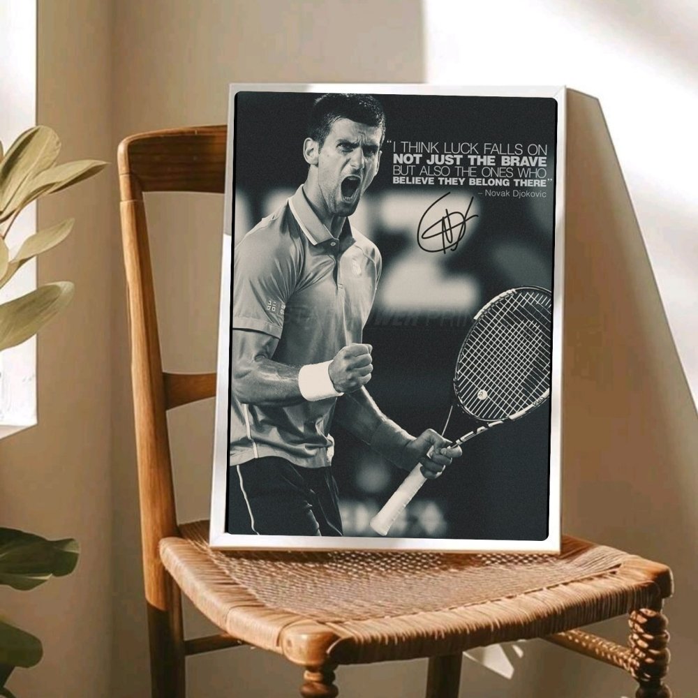novak djokovic - Vibes Districtnovak djokovic poster GoldVibes District