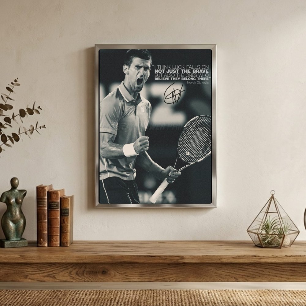 novak djokovic - Vibes Districtnovak djokovic poster GoldVibes District