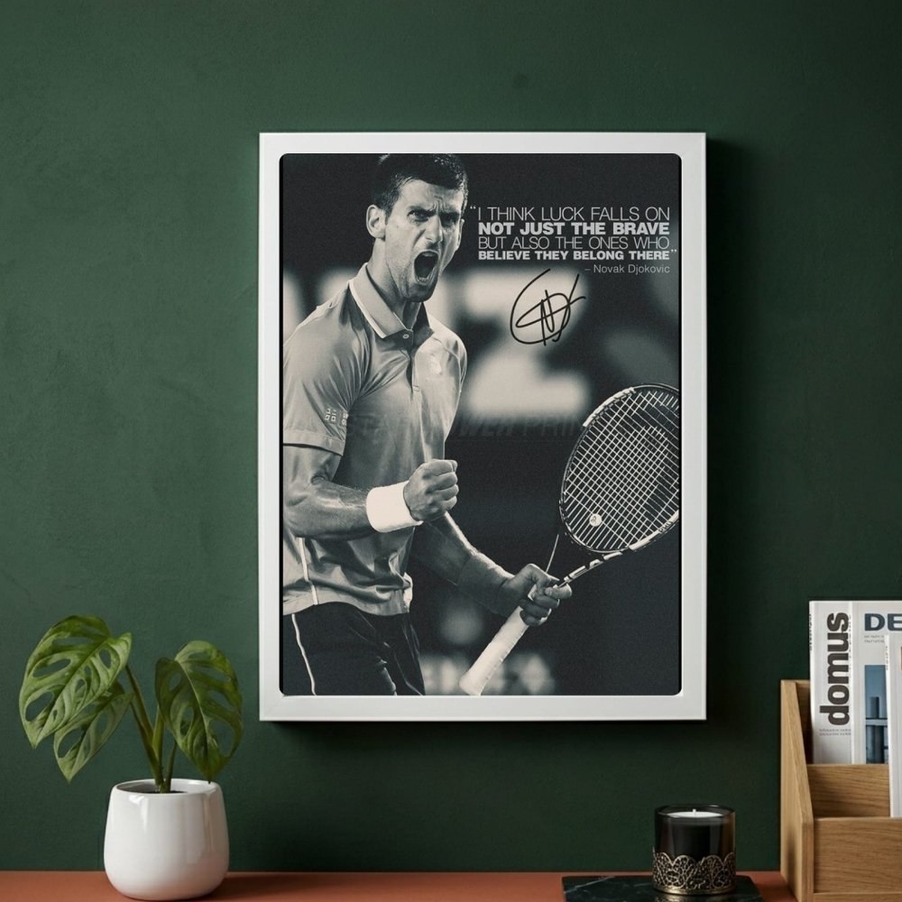 novak djokovic - Vibes Districtnovak djokovic poster GoldVibes District