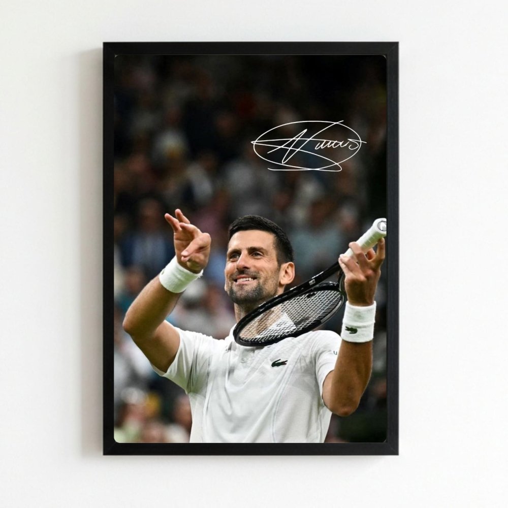 novak djokovic - tennis - Vibes Districtnovak djokovic - tennis poster NeroVibes District