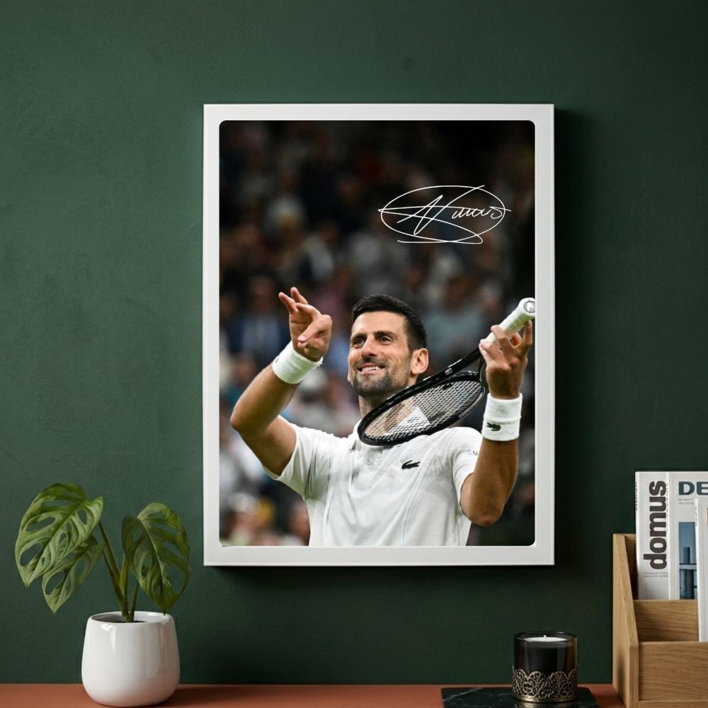 novak djokovic - tennis - Vibes Districtnovak djokovic - tennis poster GoldVibes District