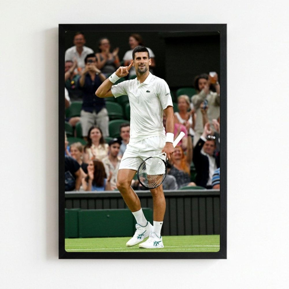 novak djokovic - tennis - Vibes Districtnovak djokovic - tennis poster NeroVibes District