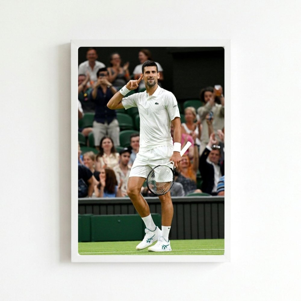 novak djokovic - tennis - Vibes Districtnovak djokovic - tennis poster BiancoVibes District