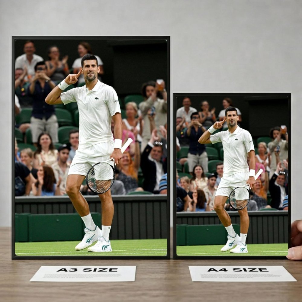 novak djokovic - tennis - Vibes Districtnovak djokovic - tennis poster SilverVibes District