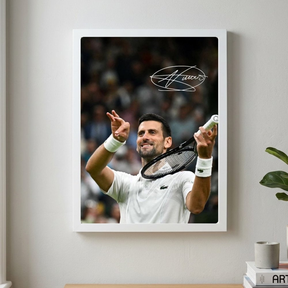 novak djokovic - tennis - Vibes Districtnovak djokovic - tennis poster GoldVibes District