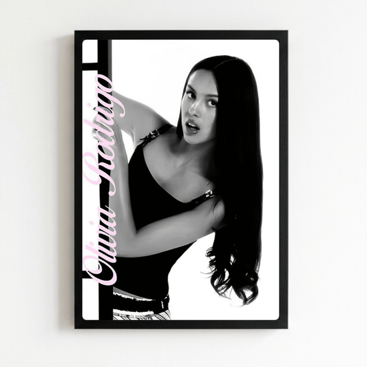 Olivia Rodrigo Poster with Frame - Vibes DistrictOlivia Rodrigo Poster with Frame NeroVibes District