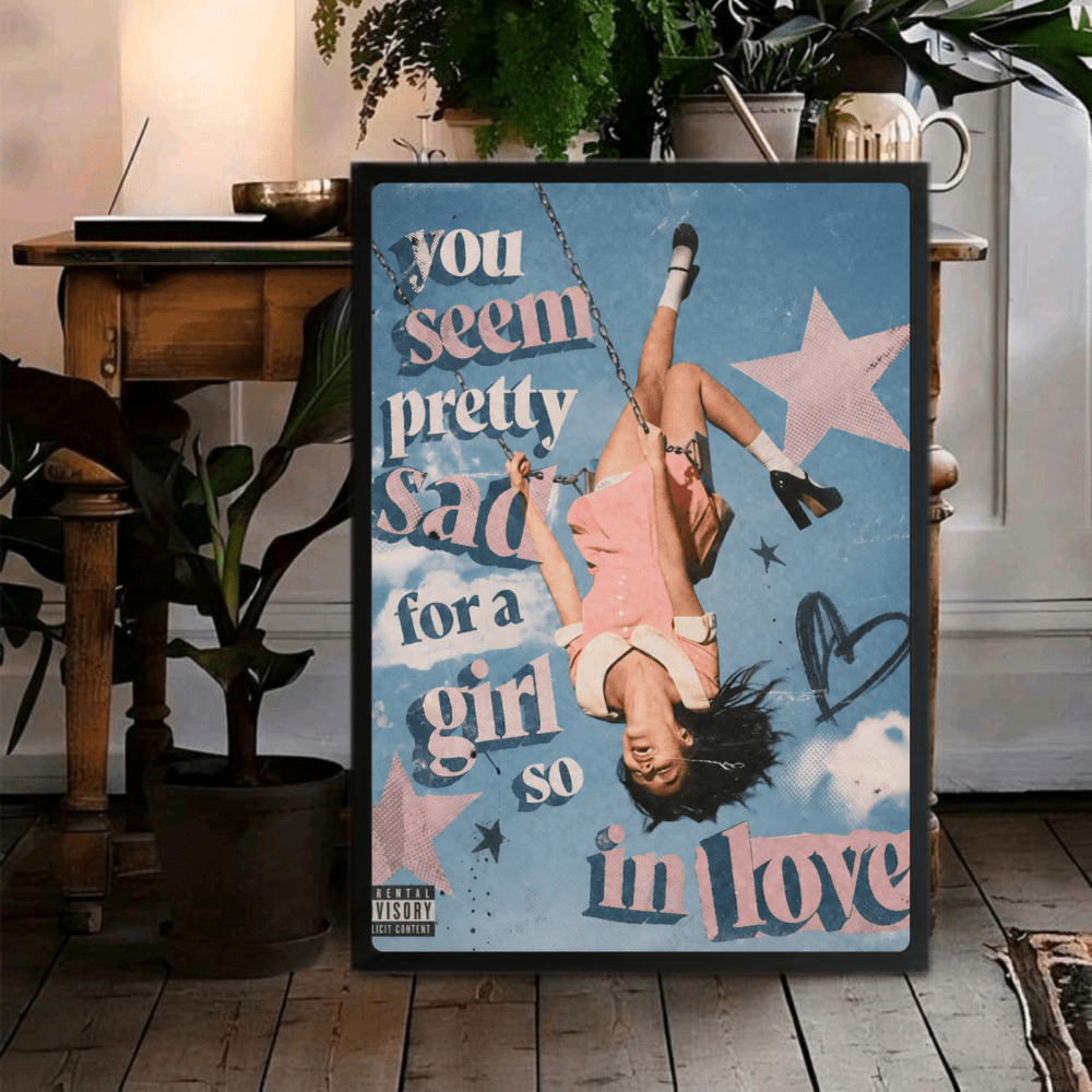 Olivia Rodrigo Poster with Frame - Vibes DistrictOlivia Rodrigo Poster with Frame SilverVibes District