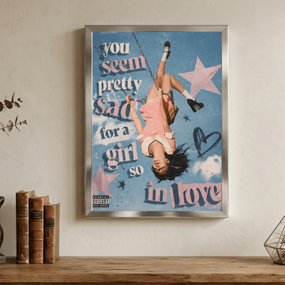 Olivia Rodrigo Poster with Frame - Vibes DistrictOlivia Rodrigo Poster with Frame SilverVibes District