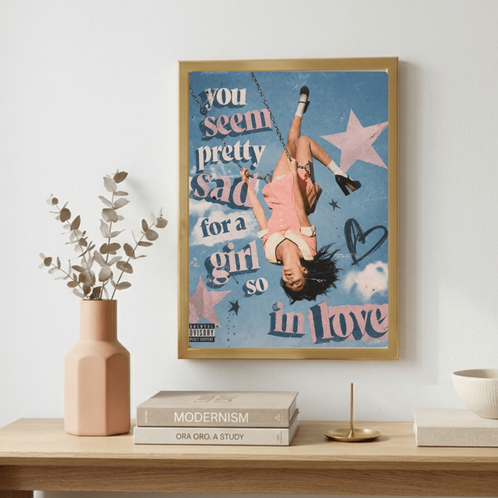 Olivia Rodrigo Poster with Frame - Vibes DistrictOlivia Rodrigo Poster with Frame SilverVibes District