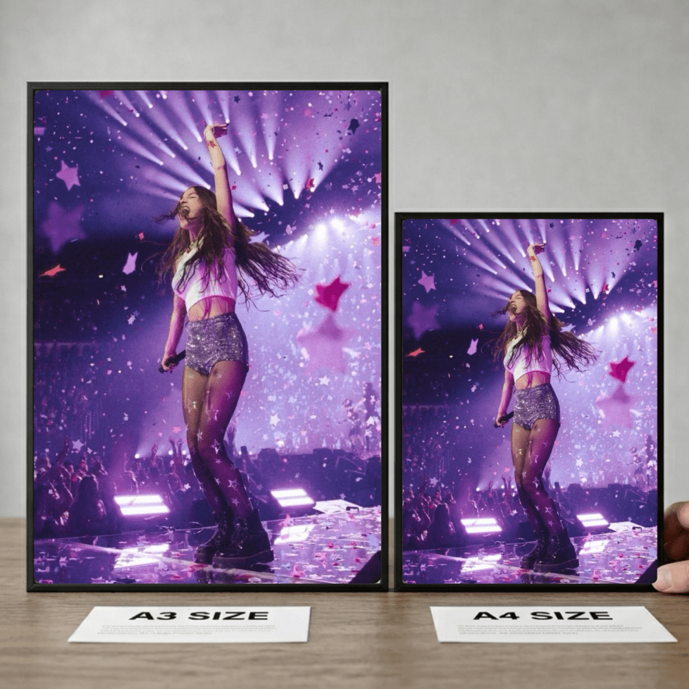 Olivia Rodrigo Poster with Frame - Vibes DistrictOlivia Rodrigo Poster with Frame GoldVibes District