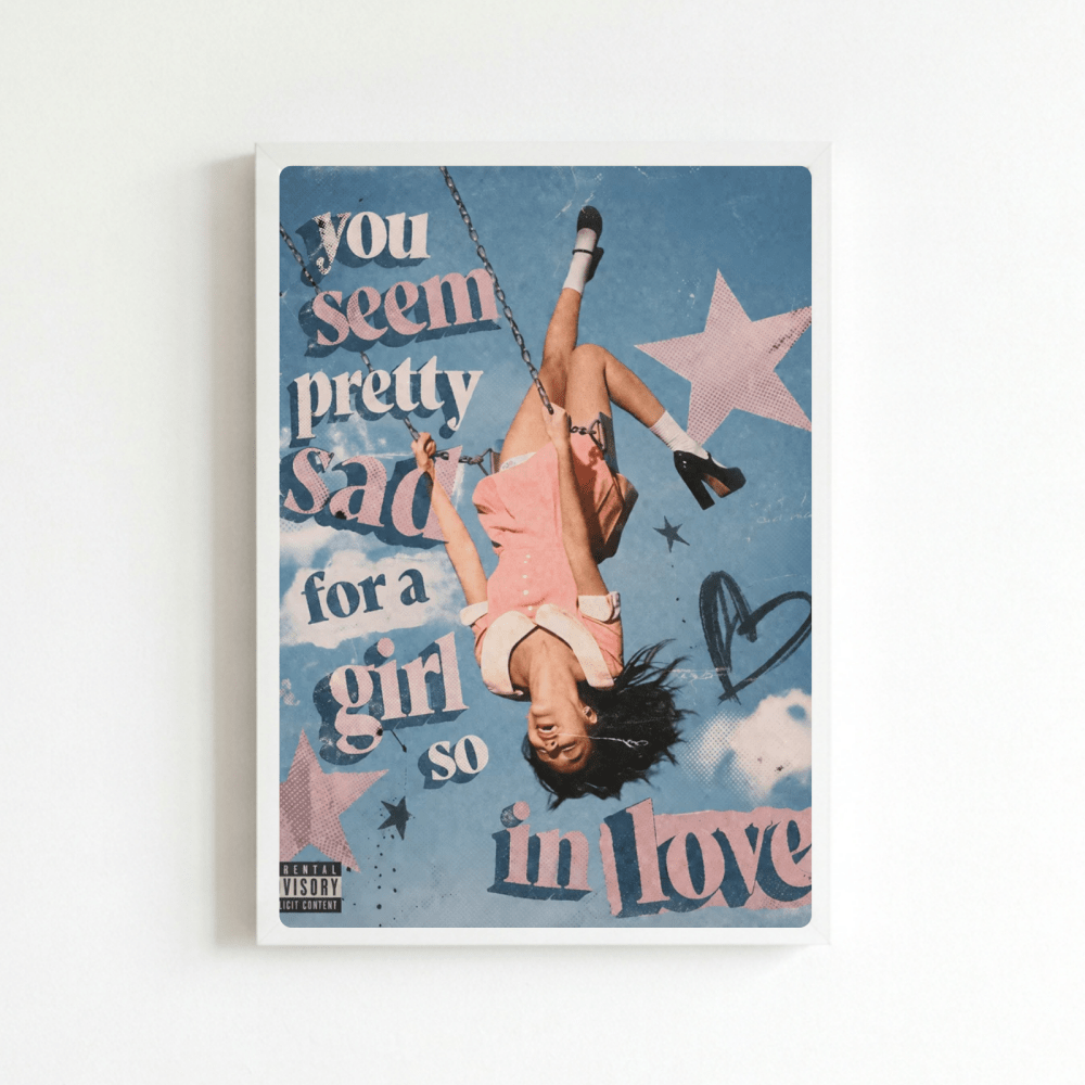 Olivia Rodrigo Poster with Frame - Vibes DistrictOlivia Rodrigo Poster with Frame BiancoVibes District