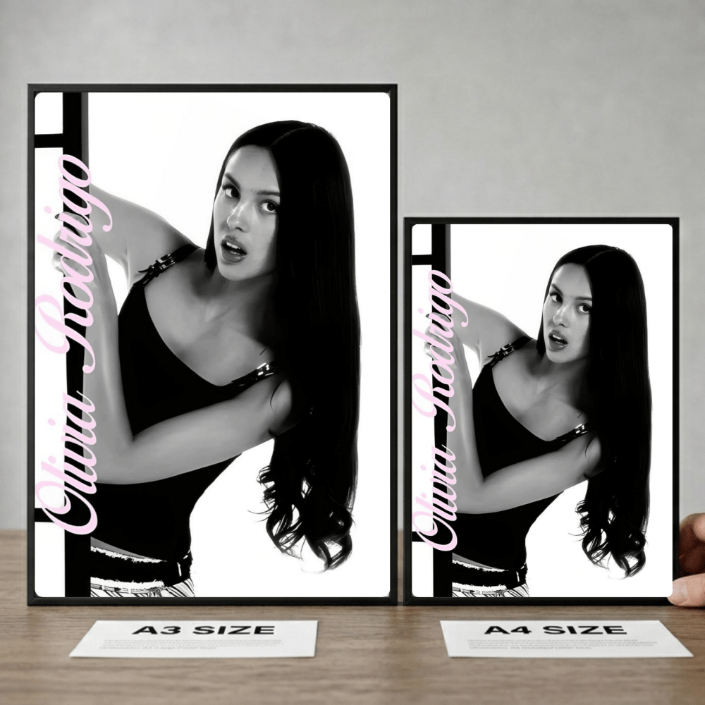 Olivia Rodrigo Poster with Frame - Vibes DistrictOlivia Rodrigo Poster with Frame GoldVibes District