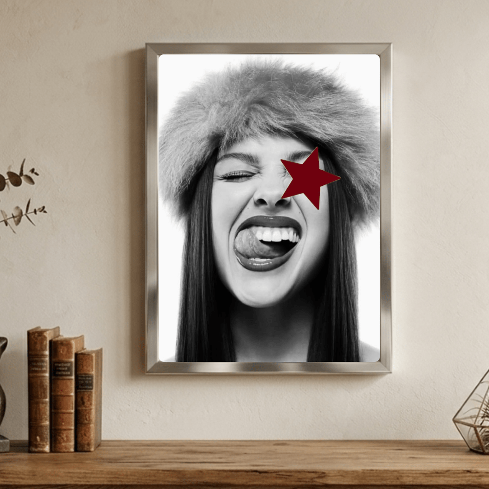 Olivia Rodrigo Poster with Frame - Vibes DistrictOlivia Rodrigo Poster with Frame GoldVibes District
