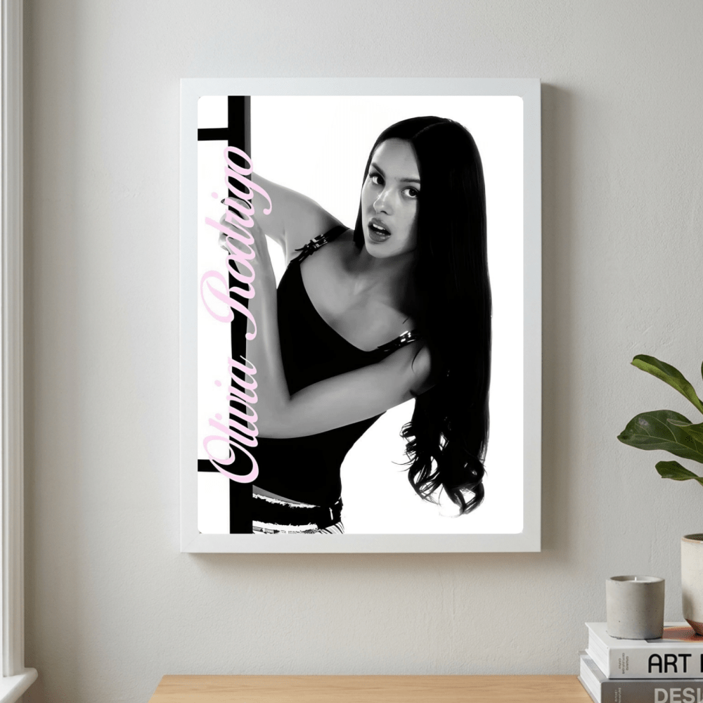 Olivia Rodrigo Poster with Frame - Vibes DistrictOlivia Rodrigo Poster with Frame GoldVibes District
