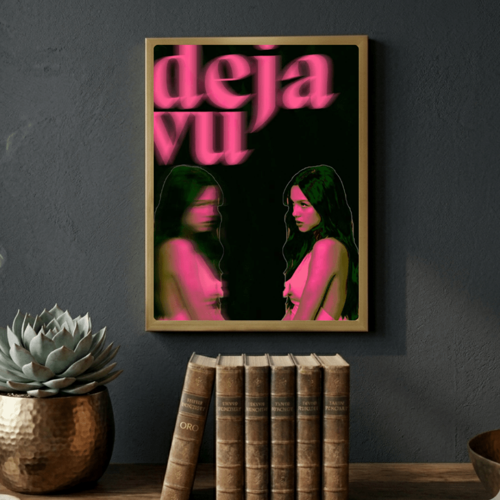 Olivia Rodrigo Poster with Frame - Vibes DistrictOlivia Rodrigo Poster with Frame GoldVibes District