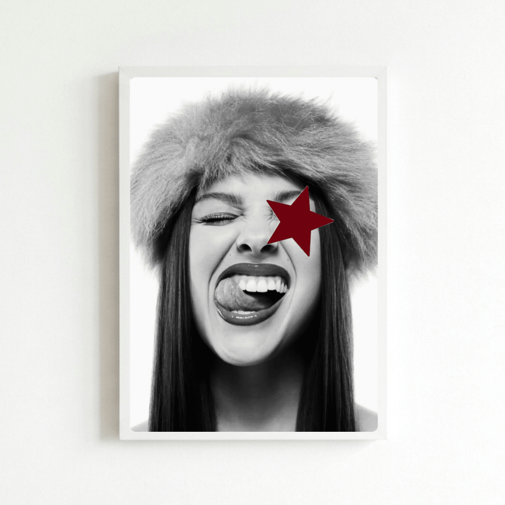 Olivia Rodrigo Poster with Frame - Vibes DistrictOlivia Rodrigo Poster with Frame BiancoVibes District