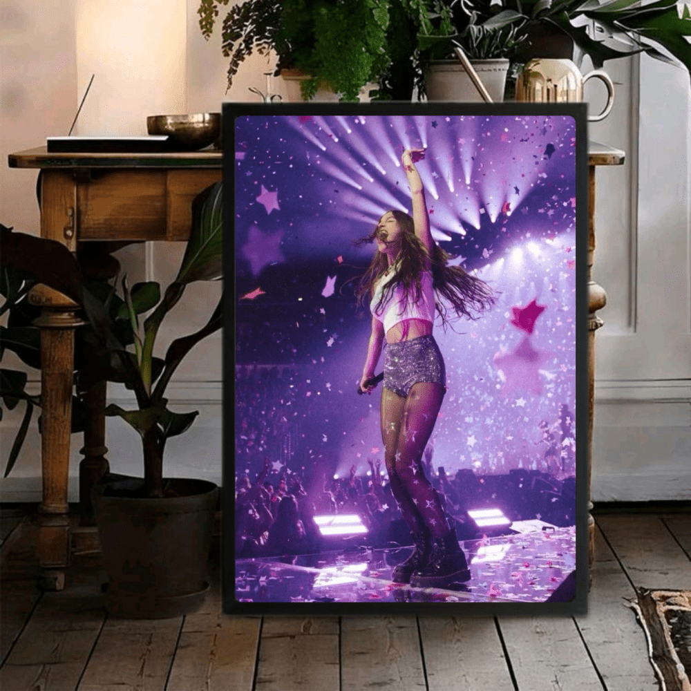 Olivia Rodrigo Poster with Frame - Vibes DistrictOlivia Rodrigo Poster with Frame GoldVibes District