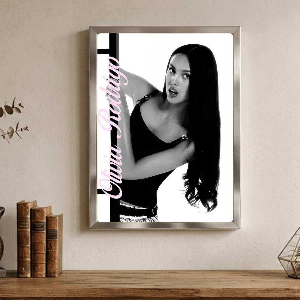 Olivia Rodrigo Poster with Frame - Vibes DistrictOlivia Rodrigo Poster with Frame GoldVibes District