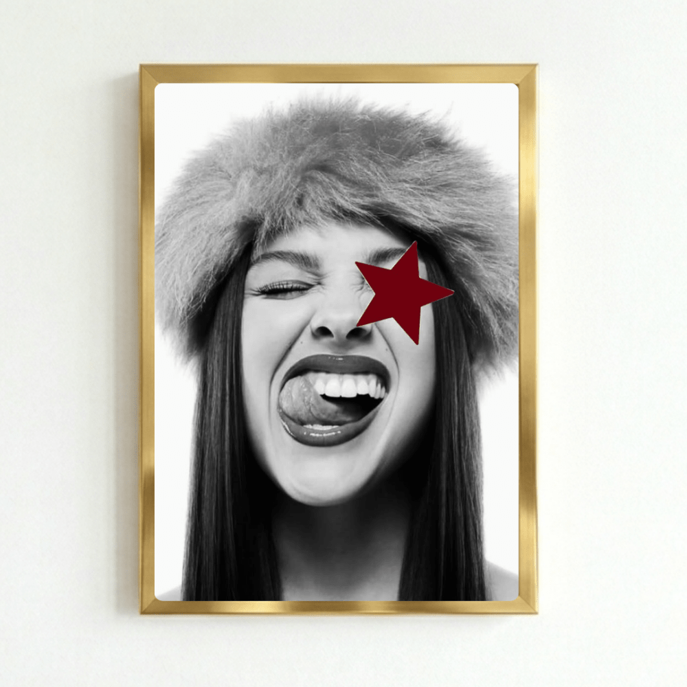 Olivia Rodrigo Poster with Frame - Vibes DistrictOlivia Rodrigo Poster with Frame GoldVibes District