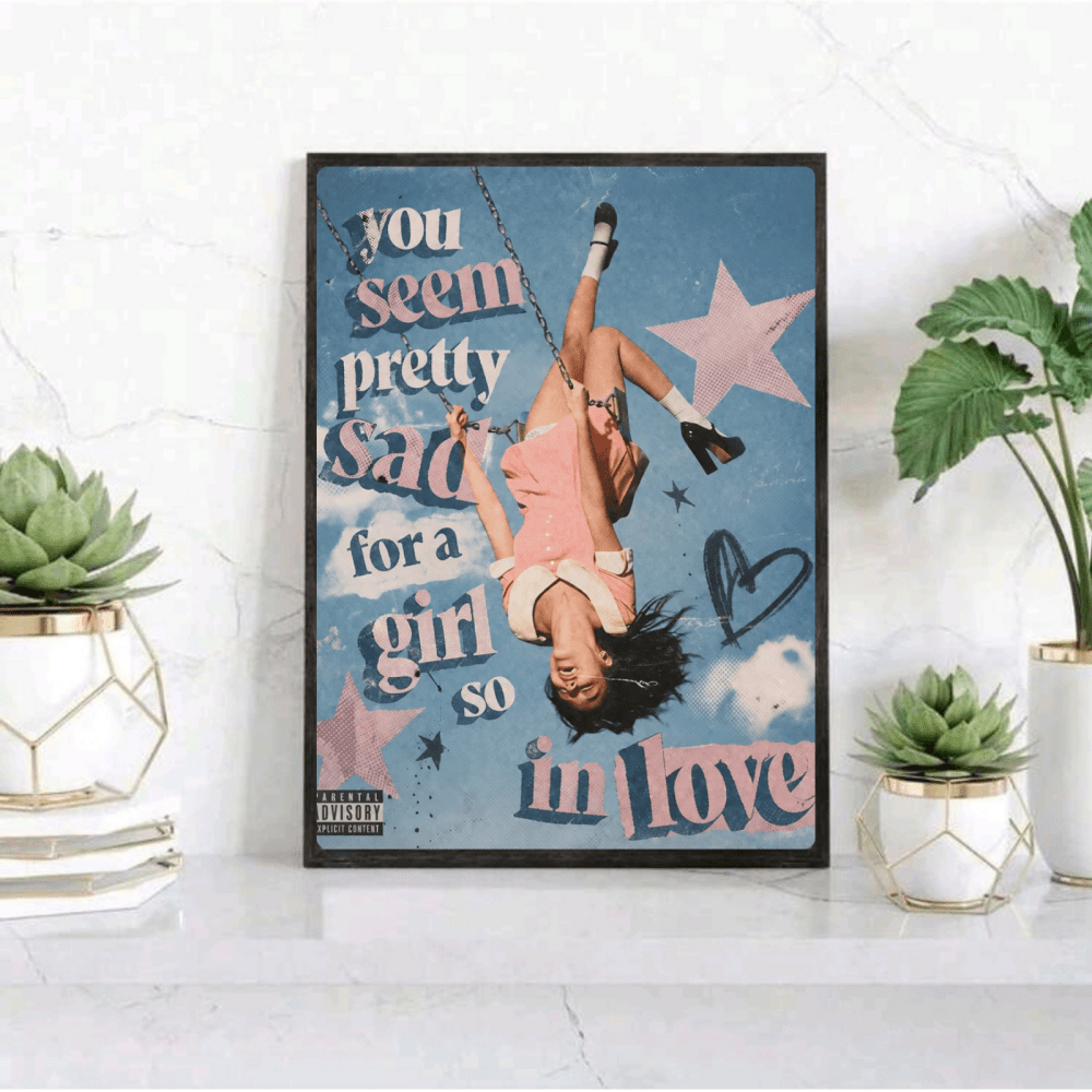 Olivia Rodrigo Poster with Frame - Vibes DistrictOlivia Rodrigo Poster with Frame SilverVibes District