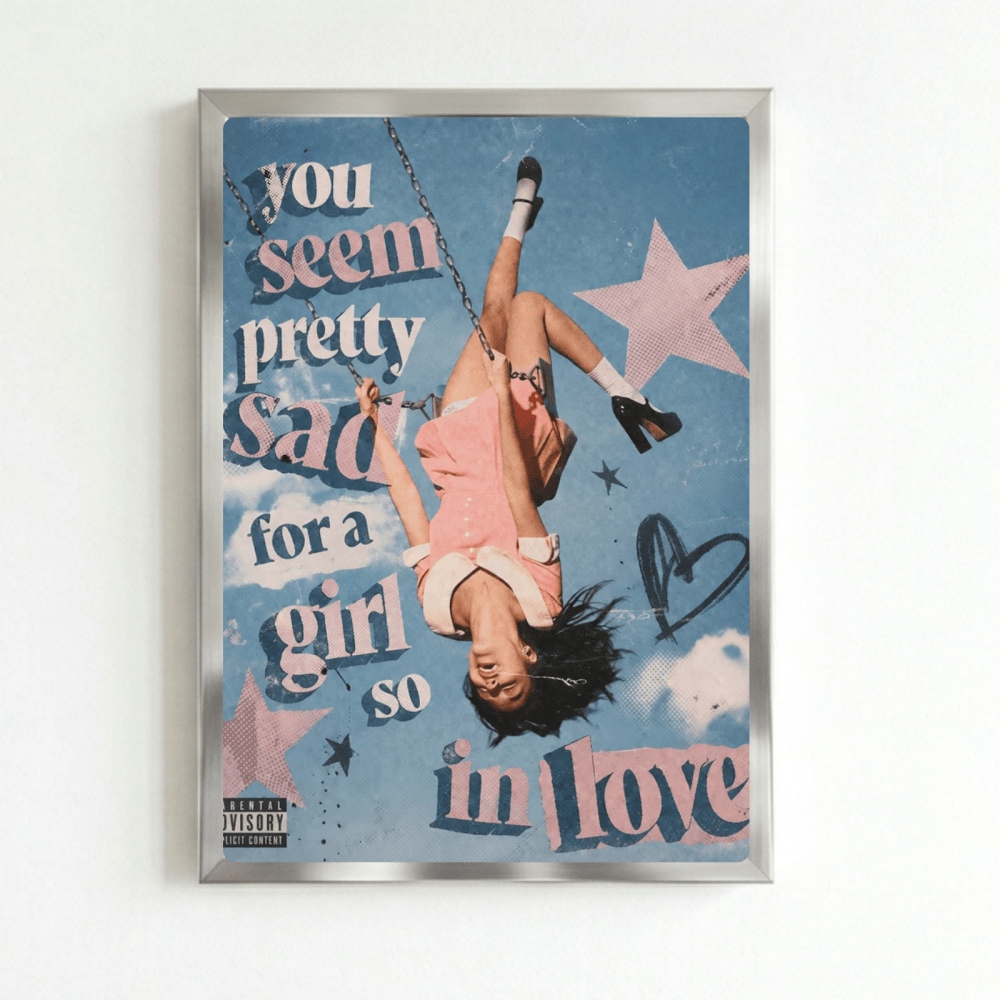 Olivia Rodrigo Poster with Frame - Vibes DistrictOlivia Rodrigo Poster with Frame SilverVibes District