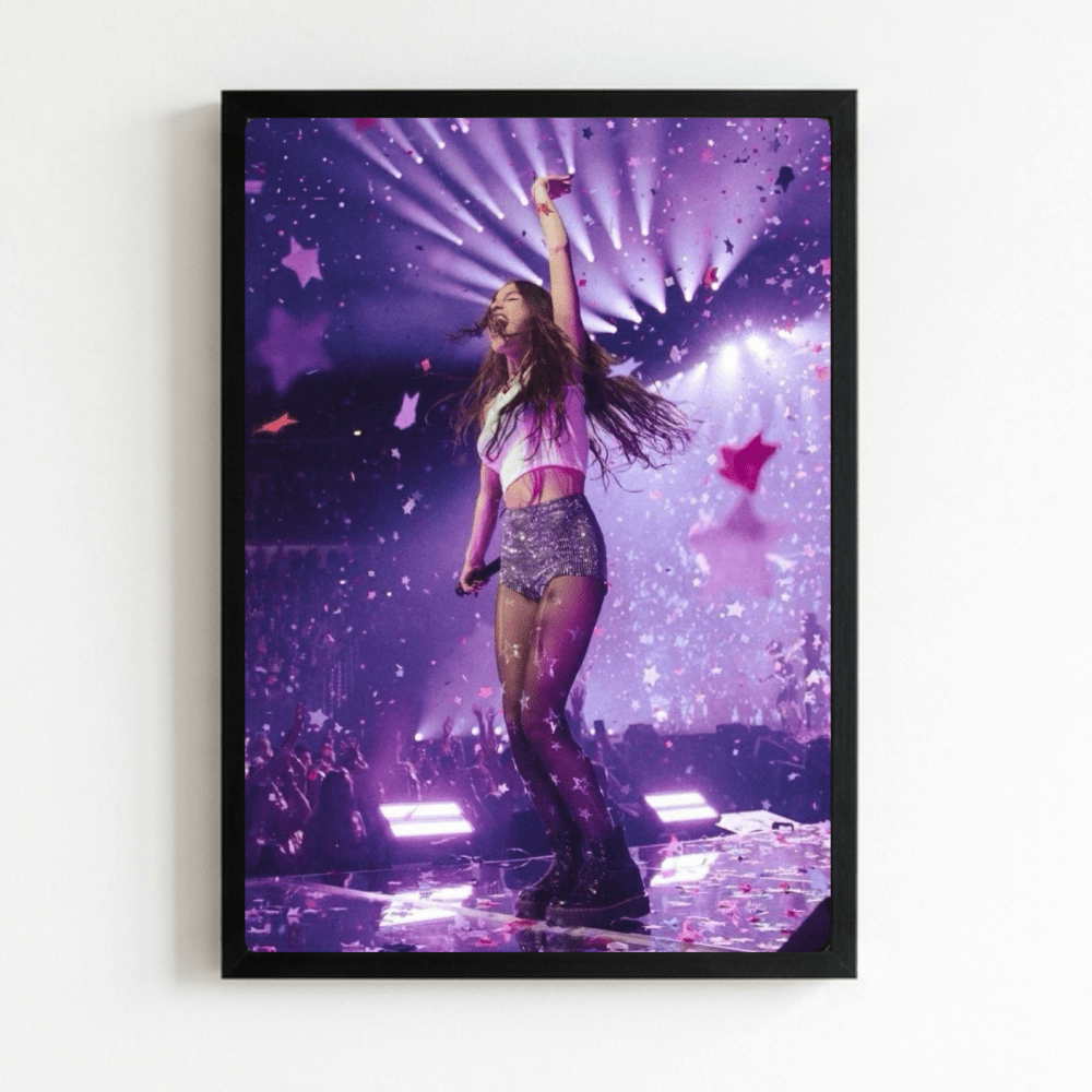 Olivia Rodrigo Poster with Frame - Vibes DistrictOlivia Rodrigo Poster with Frame NeroVibes District