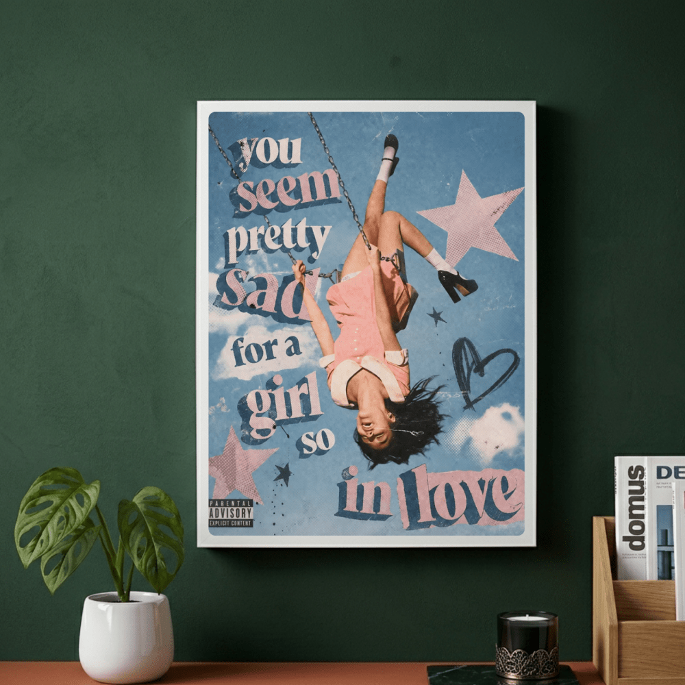 Olivia Rodrigo Poster with Frame - Vibes DistrictOlivia Rodrigo Poster with Frame SilverVibes District